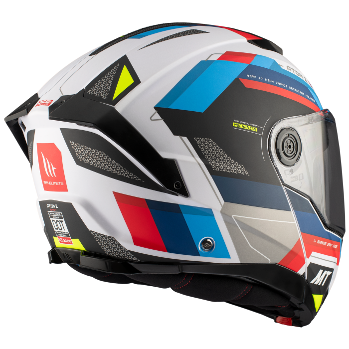 Купити мотошолом MT Helmets Atom 2 SV Bast A0 Pearl Gloss